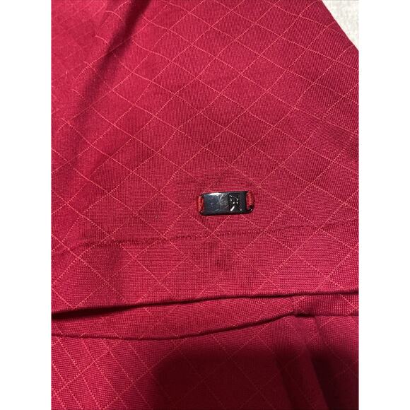 Tiger Woods Shirt Mens Extra Large Red Nike Dri Fit Polo Golf Performance Sports - Picture 4 of 9